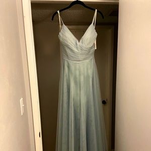 NWT Jenny Yoo Bridesmaid Brielle Dress Ciel Blue